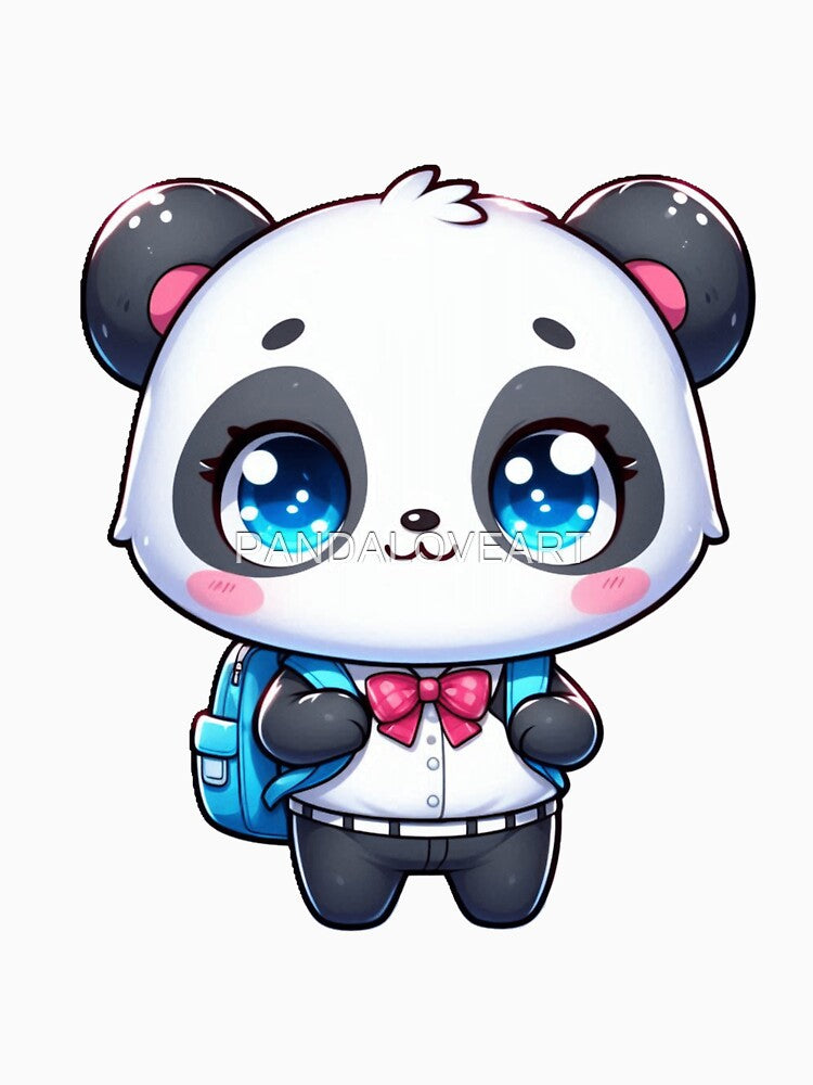 School Panda 7 by PANDALOVEART