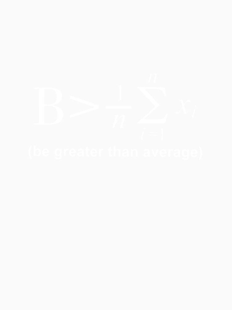 Be Greater Than Average Math Formula Star Case Fun by icm4639