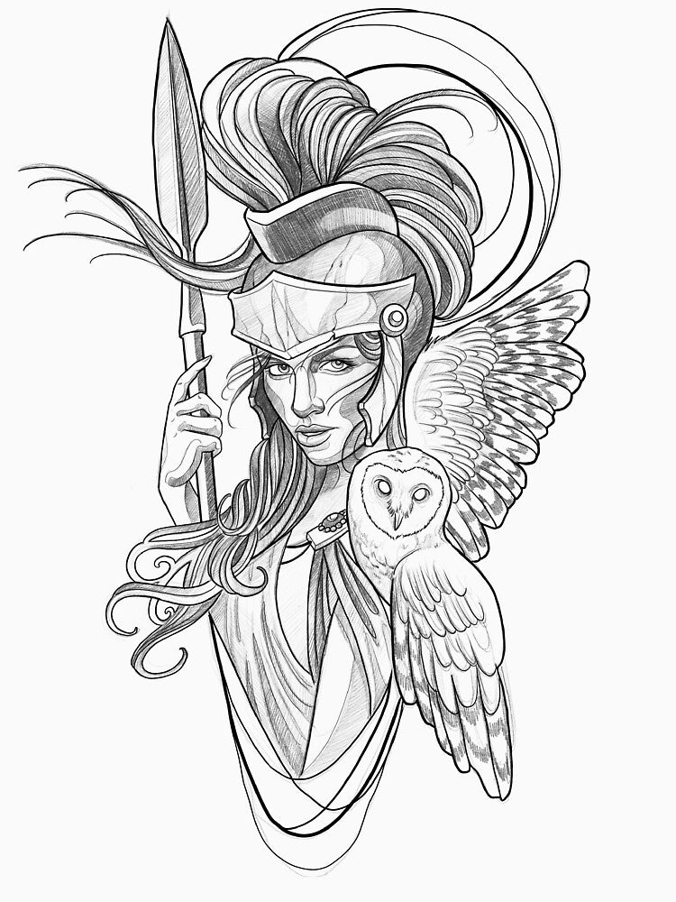 Athena goddess by LecoLA