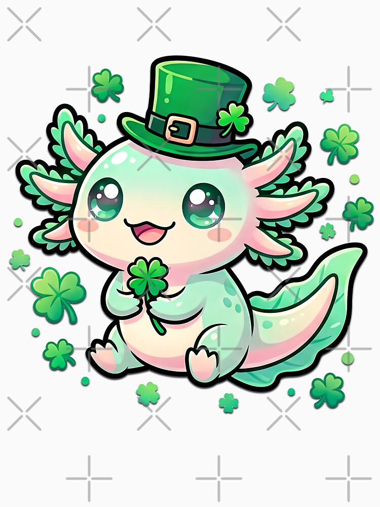 Lucky Axolotl St Patrick Theme by Visual Dept.