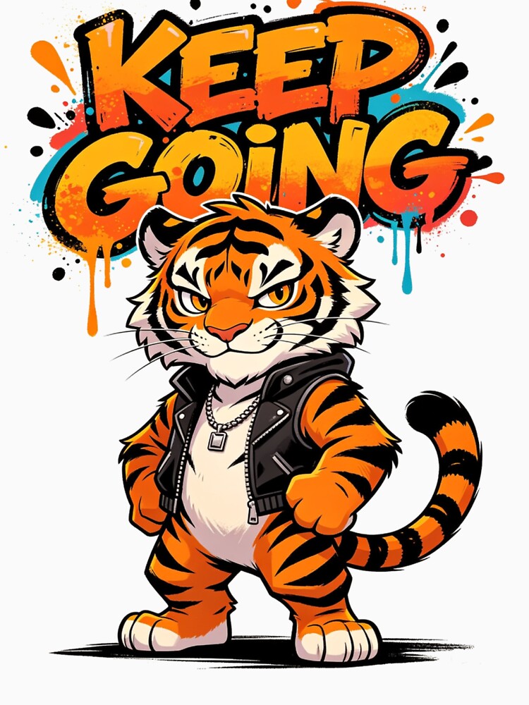 Keep Going Tiger Urban Vibe by LINSSEX Style • Urban & Sport Streetwear