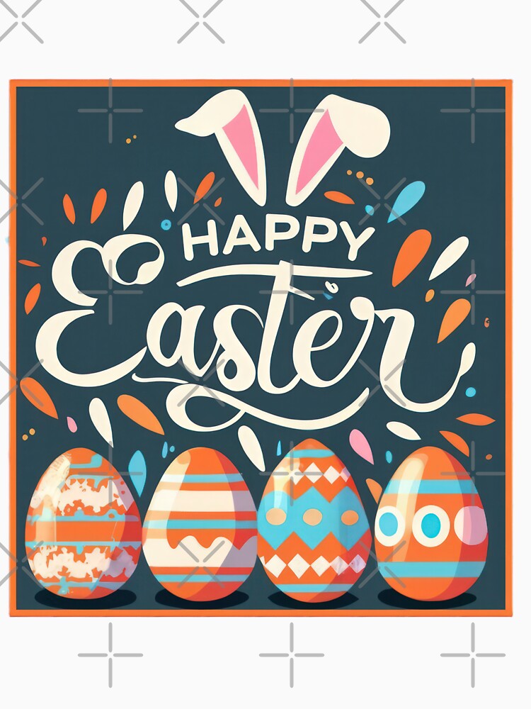 happy easter with  colored eggs by Expressions-Sel