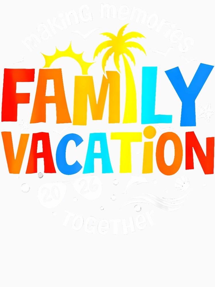 Family Vacation 2026 Beach Matching Family Summer Vacation by Fereskabilon