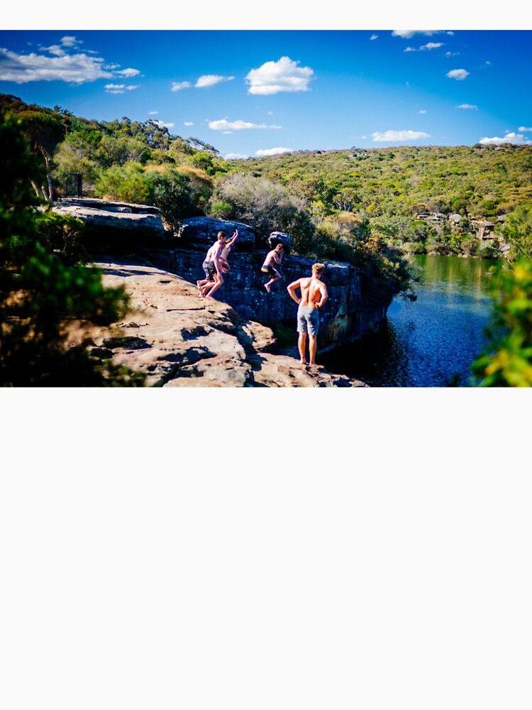 Adventurous Cliff Jumping in Royal National Park by World Wondering Travel Photography