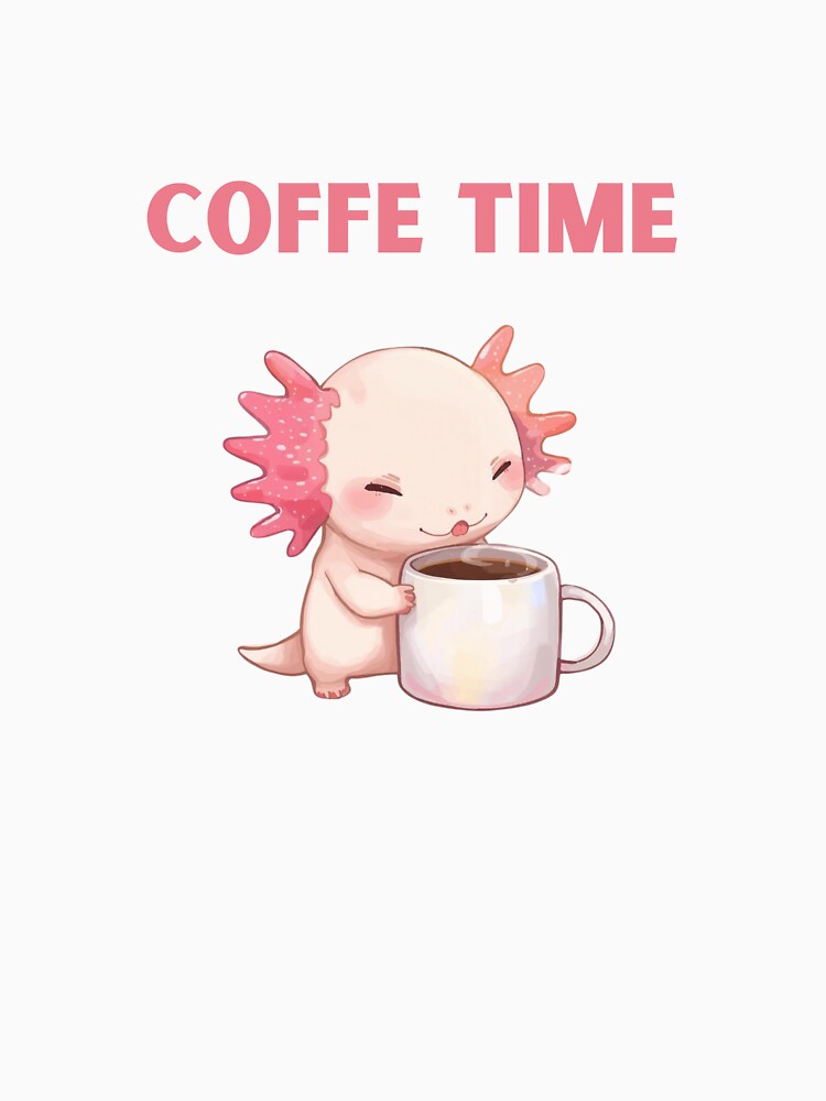 Coffee Time Axolotl by Pikalot