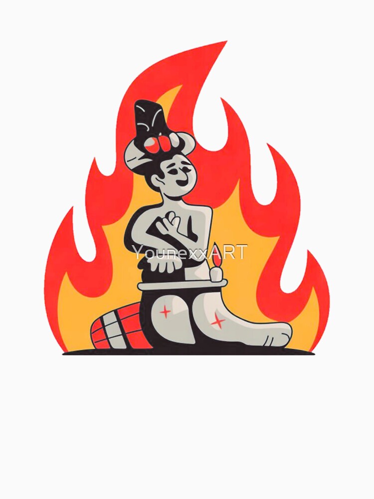 Spanish Fire Festival Las Fallas Folk Illustration by YounexxART