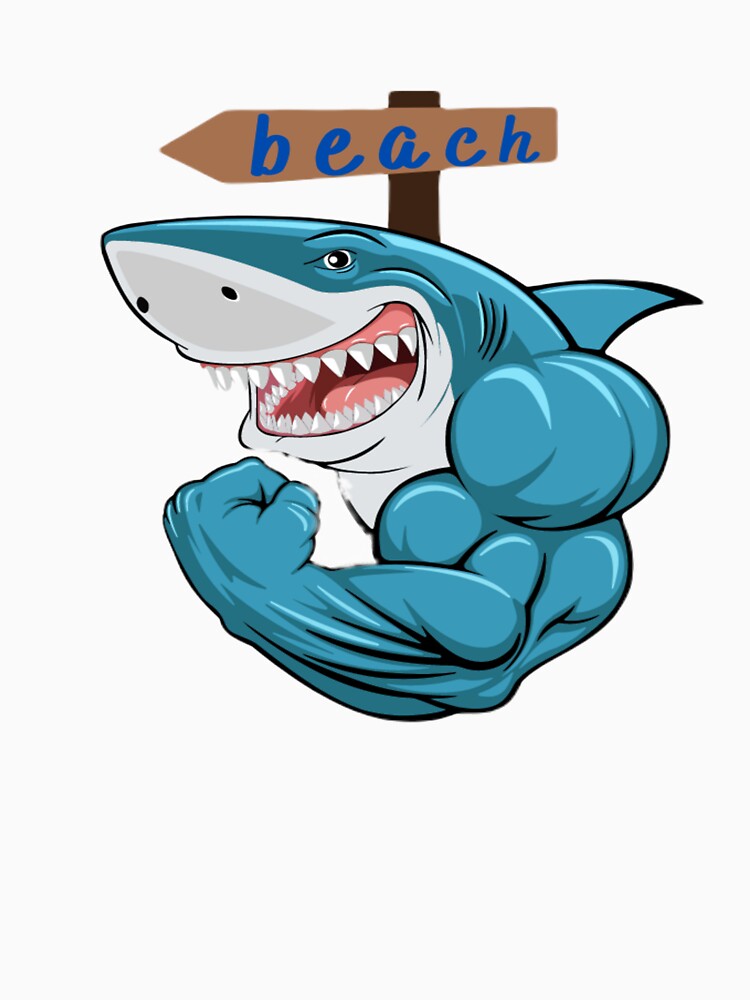 Beach,sea,shark,summer by grickodd