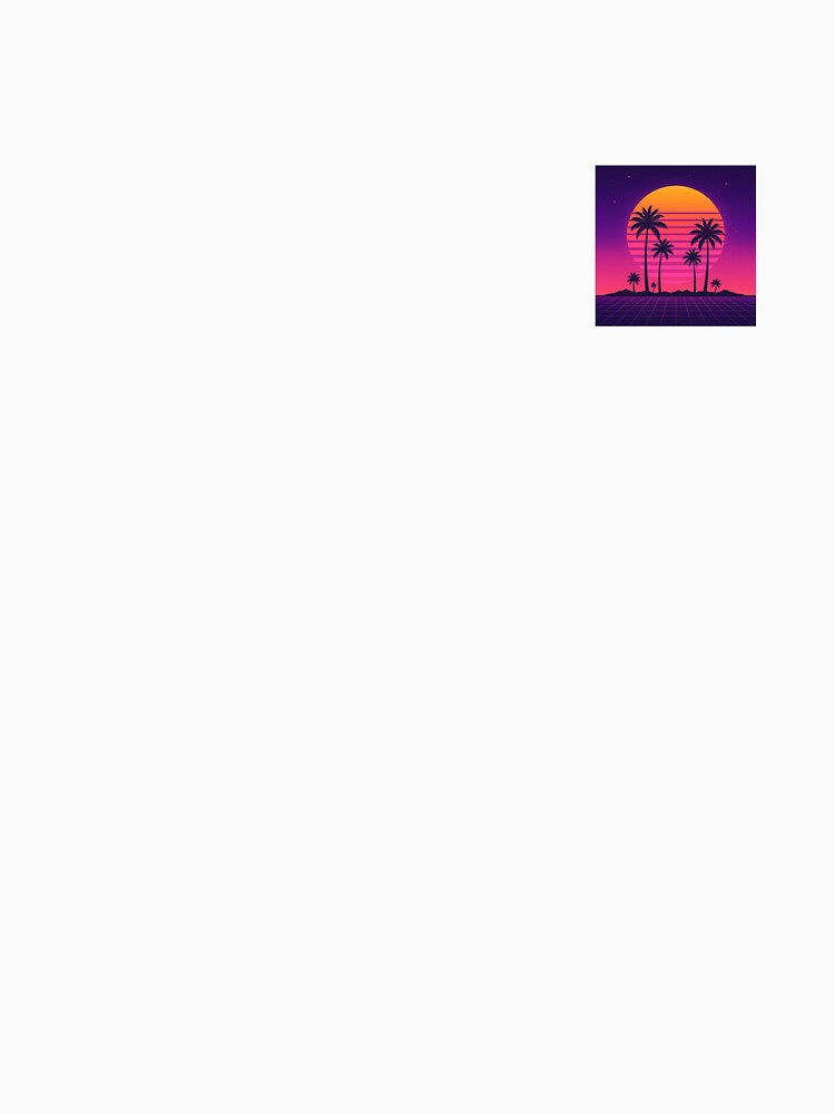 Retro Sunset – Synthwave Vaporwave Aesthetic by mirozeliea