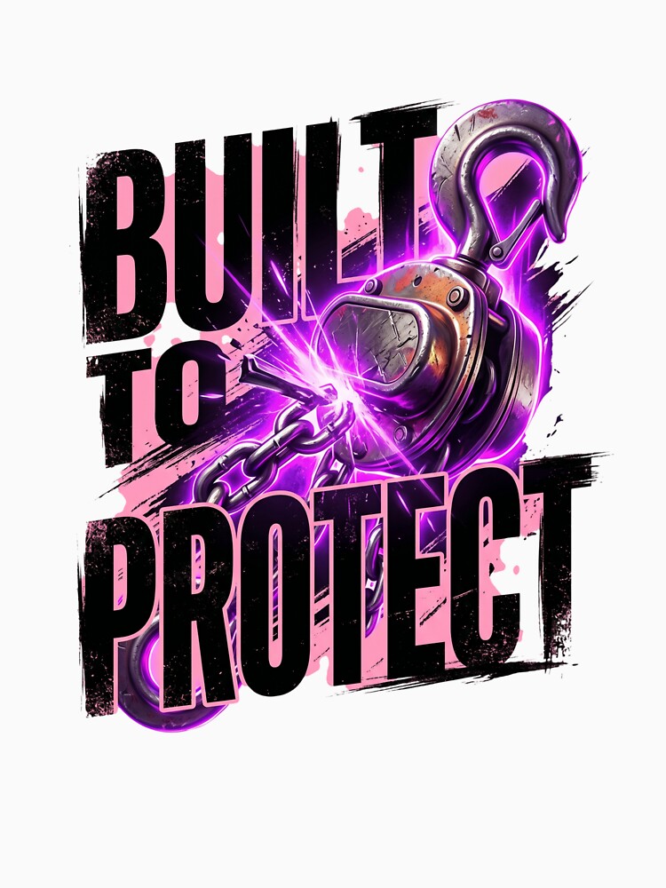 Built To Protect Christian Men Typography Shirt – Faith Based Masculine Inspirational T-Shirt for Strong Christian Fathers by pngfaithstudio
