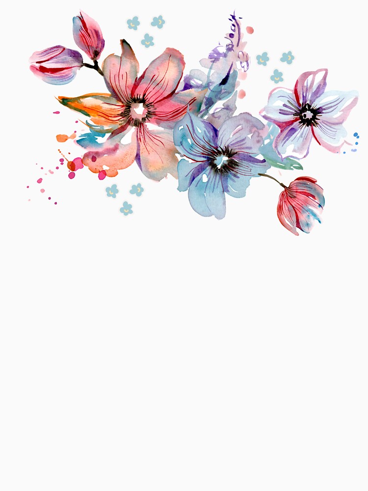 Painted Flowers by Saffarii