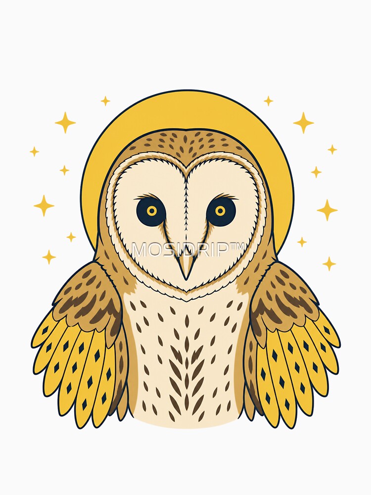 Owl Always Love You — Moonlit Owl Portrait Animal-pun Humor by Mosidrip