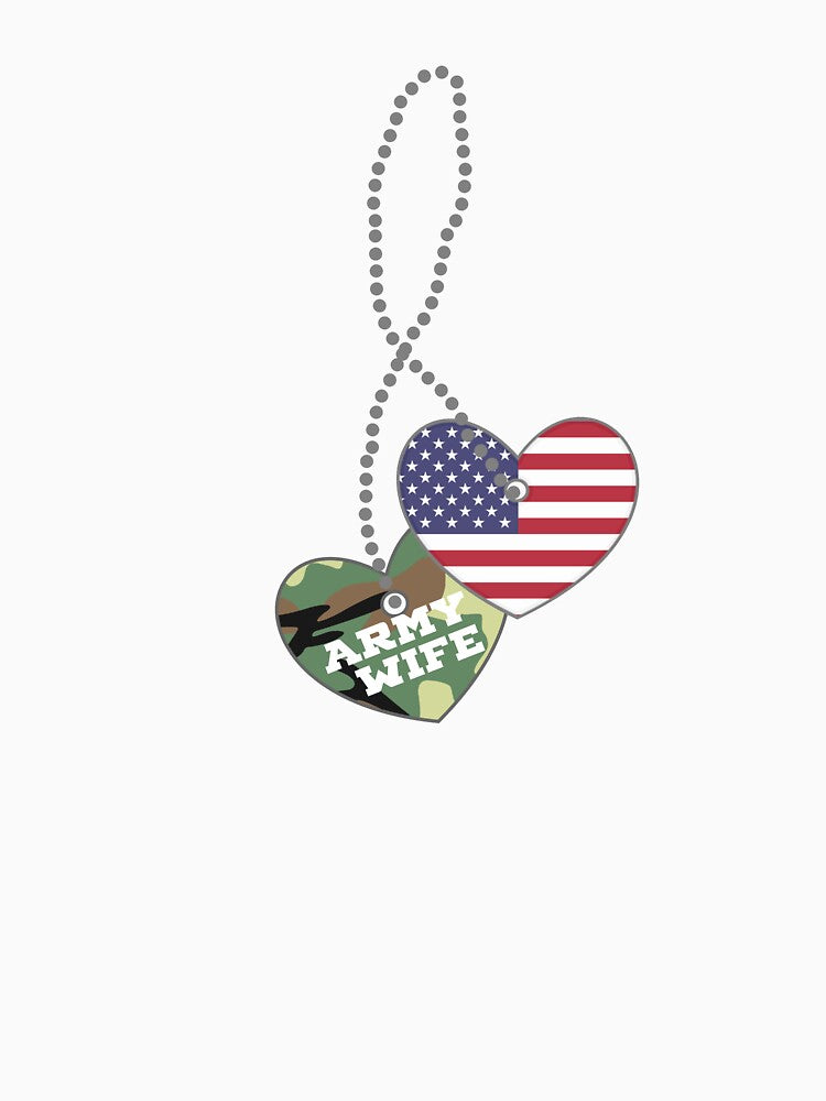 US Army Military Wife Design For Women - Proud Army Wife by JuditR