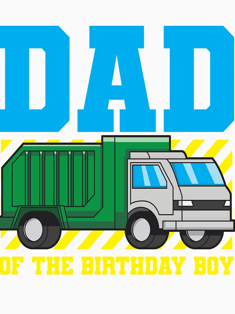Dad Father Birthday Garbage Truck by CreativeGiftShp