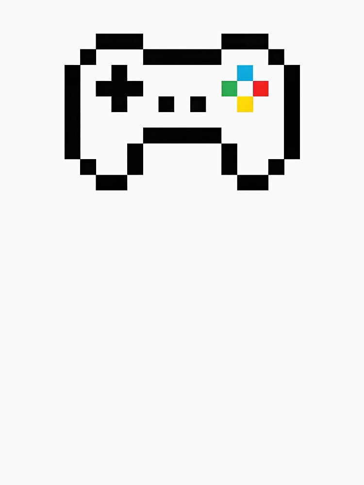 Level Up Controller – Retro Pixel Art Gaming Design by graphicboyz112
