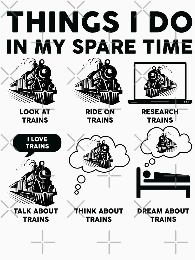 Things I Do In My Spare Time Train by LounisArt