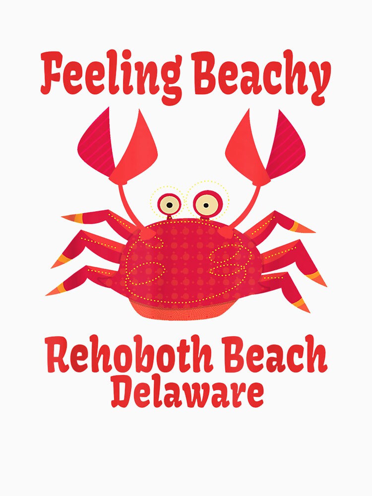 Rehoboth Beach Vacation Funny Crab Gift by shirleyfinley