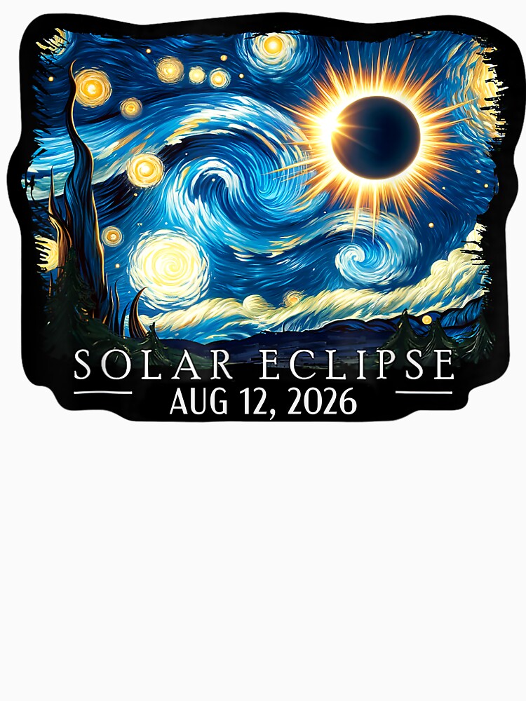 Solar Eclipse August 12 2026 Starry Night Eclipse Totality by pansak