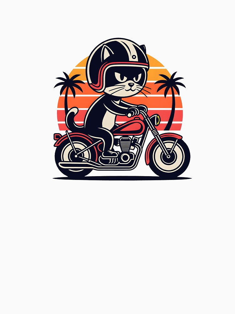 Cat Motor Sunset by Conrad-Geordz