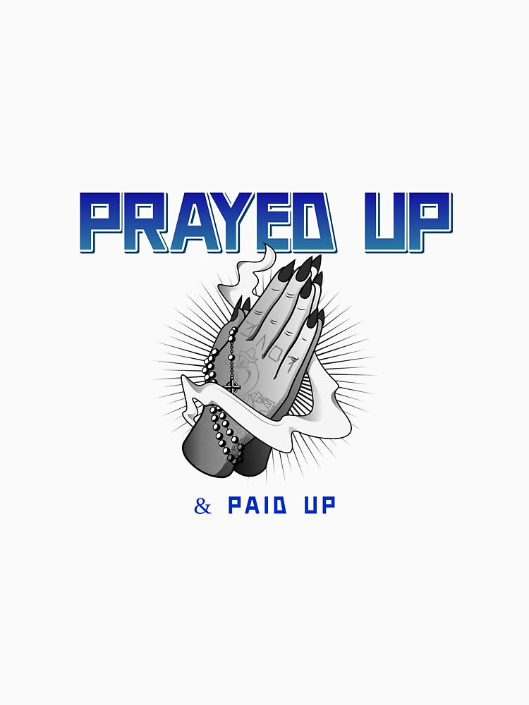 Prayed & Paid Up Christian Cool Women Tshirt Tee by APINKILLUSION