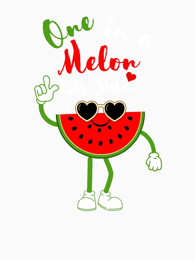 Funny Retro One in a Melon Big Sister by WeirdlyRare