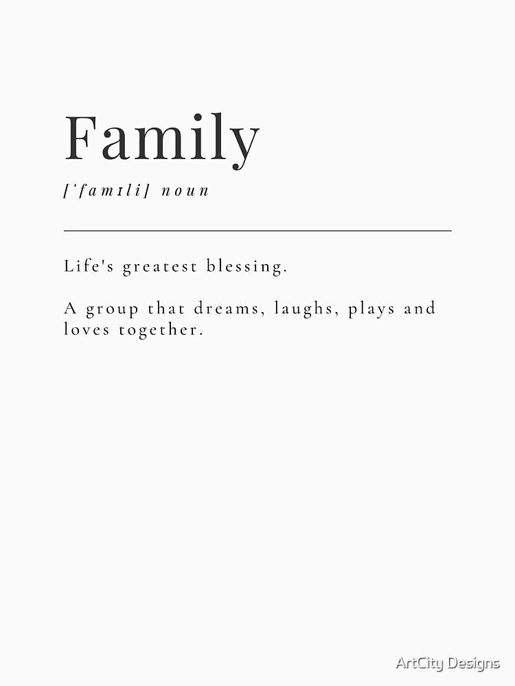 Family noun by ArtCity Designs