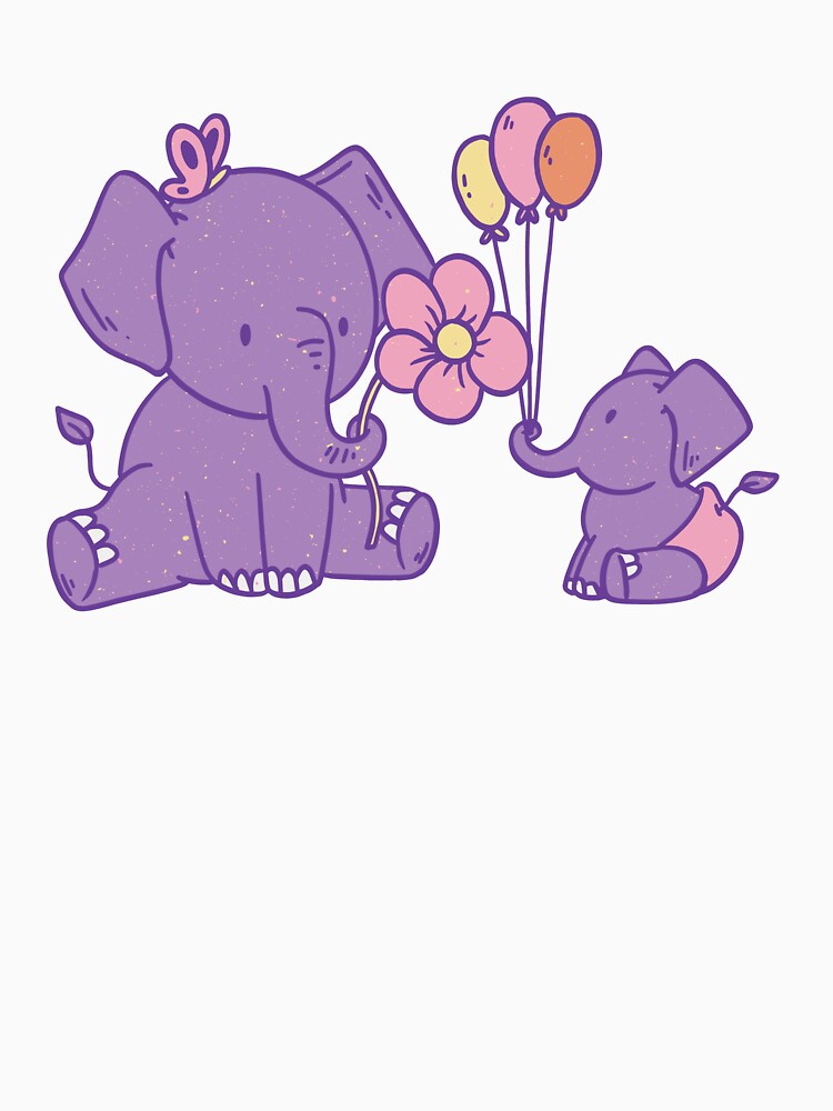 Two cute elephants elephant baby cute animals beast by AaaleXX