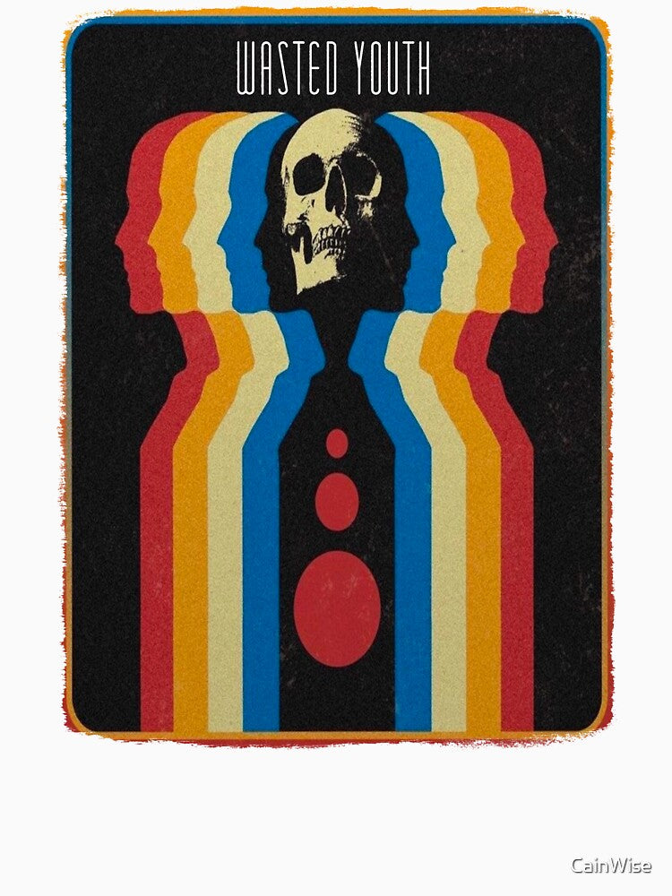 Wasted youth skull by Serial Killa