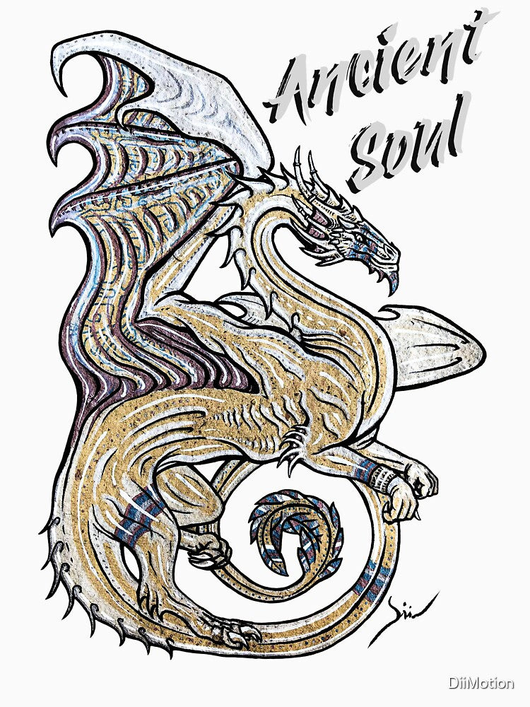 Dragon Sketch - Ancient Soul by DiiMotion