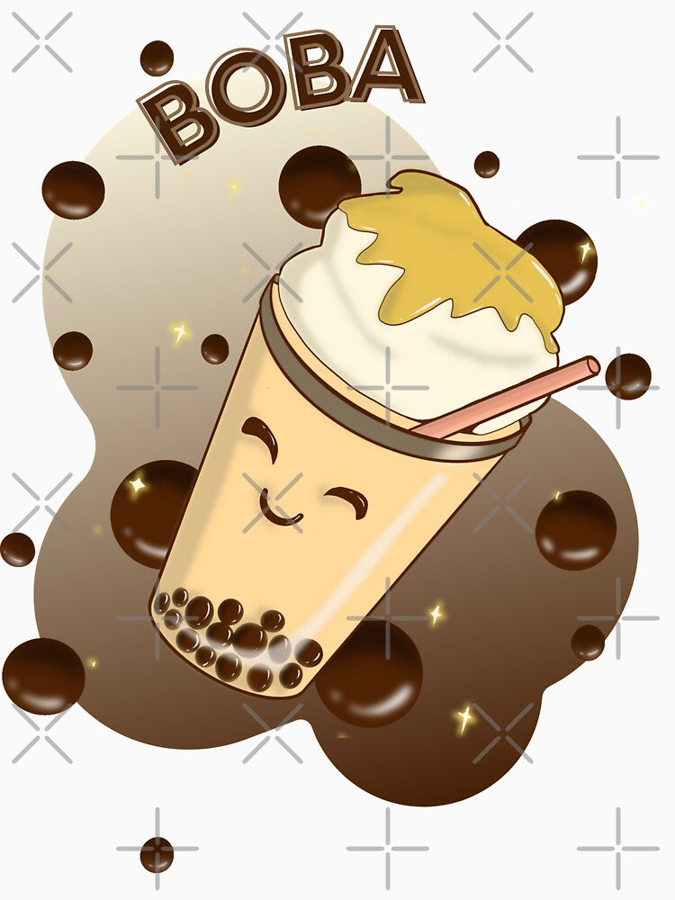 kawaii boba tea for boba lovers by ANU007