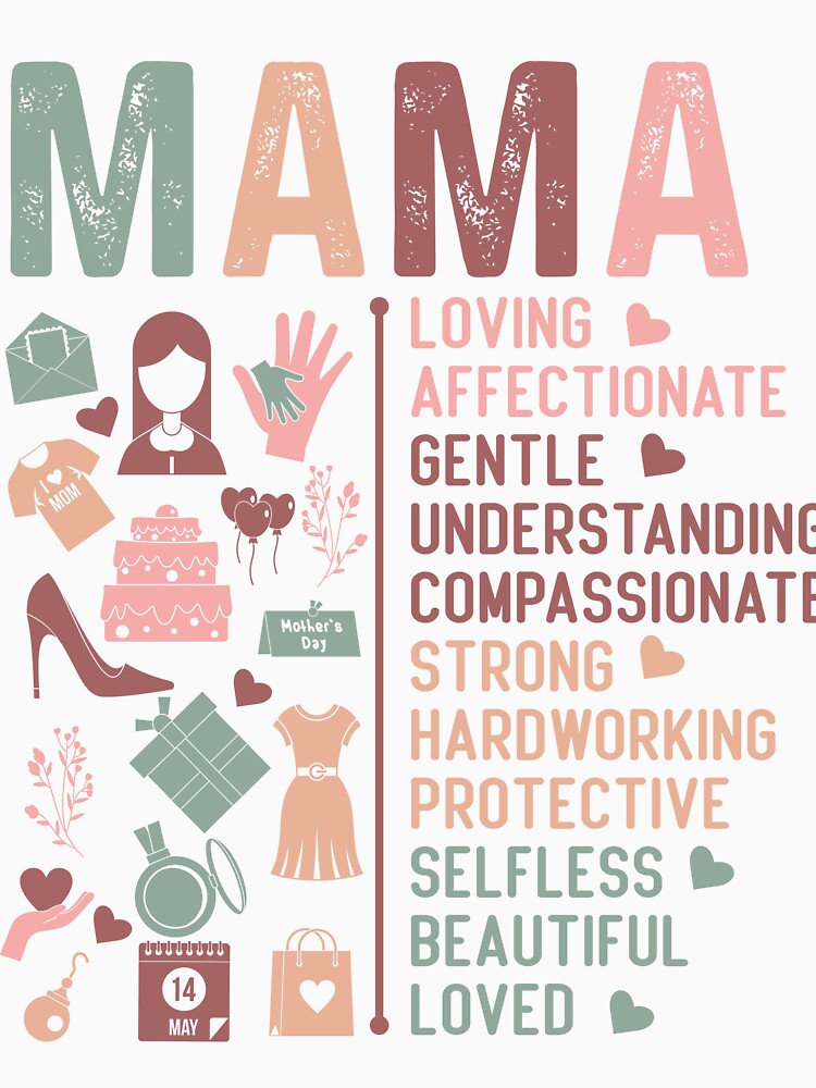 Mama Heart icons, Blessed Mom, Mom Shirt, Mom Life, Mother's Day, Mom, Gift for Mom, Silhouette by smyniartco