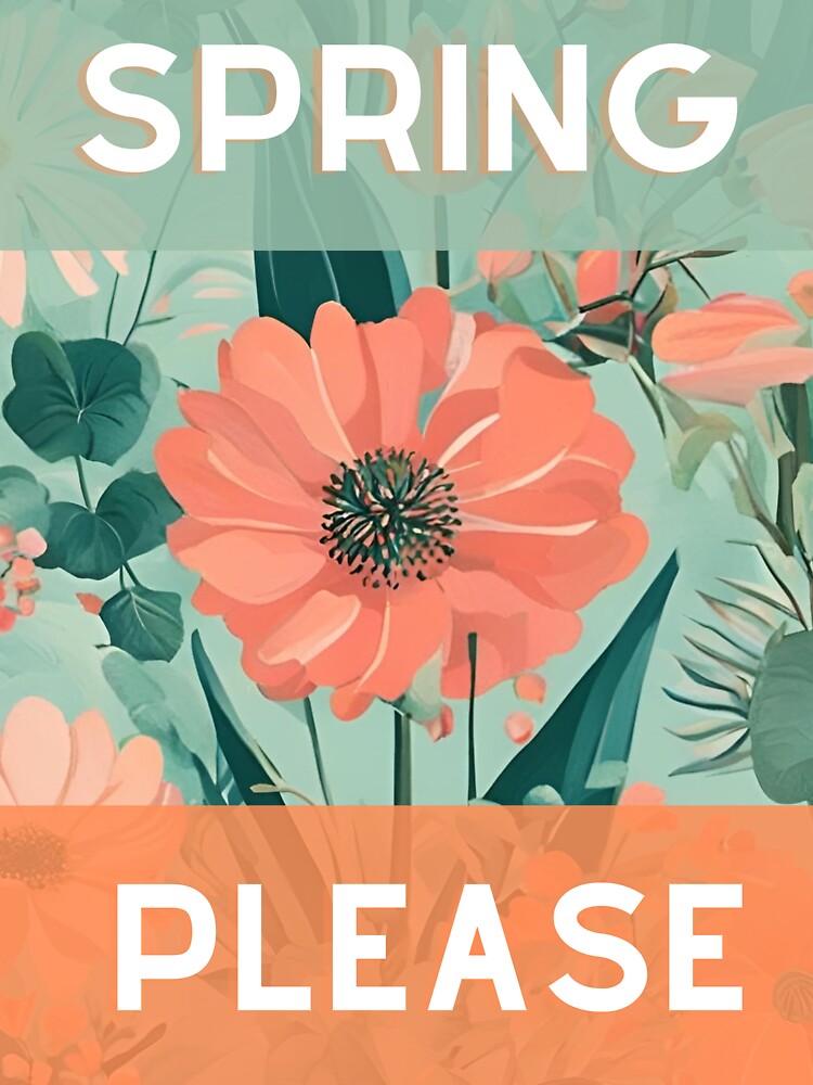 Spring please vibe style flowers by coolvibes-shop