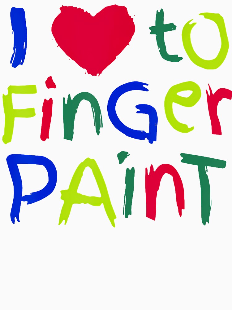 I Love To Finger Paint Matching I'M Paint Couple Valentine by MarianMartha