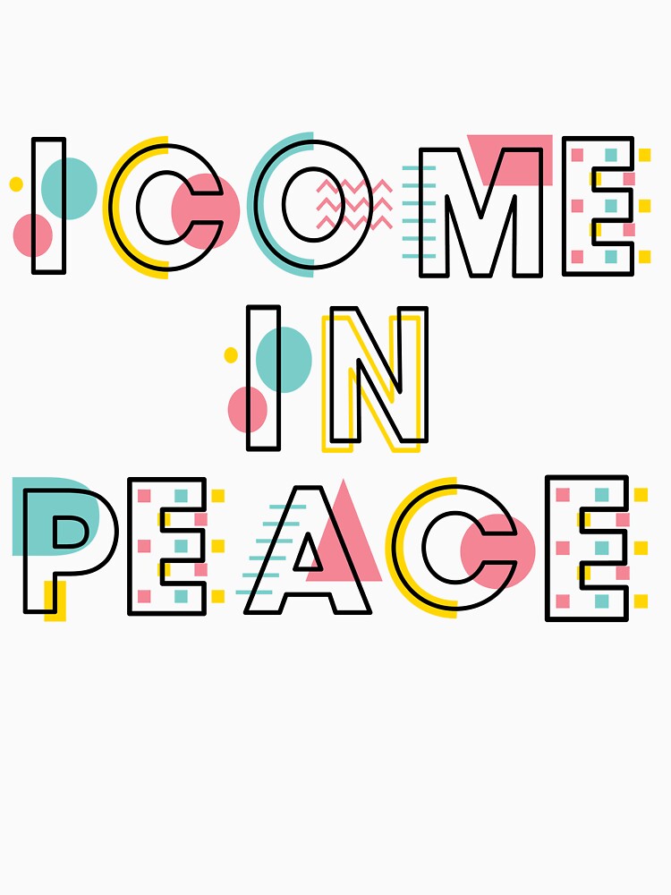 I Come In Peace I'm Peace Artistic Funny Matching Couple Wedding by clothesy7