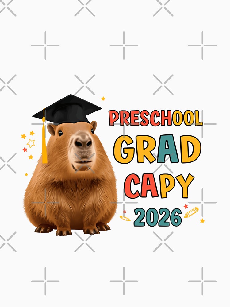 Preschool Grad Capy 2026 Preschooler Capybara Graduation Student by JonesFlora2025