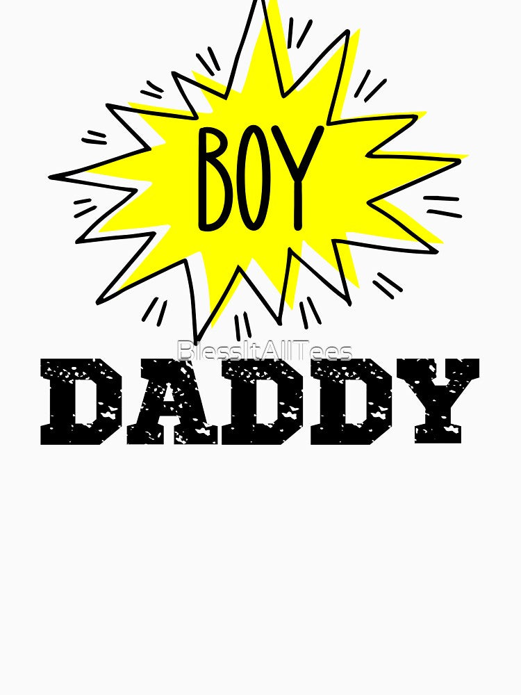 Boy Daddy Gender Reveal by BlessItAllTees