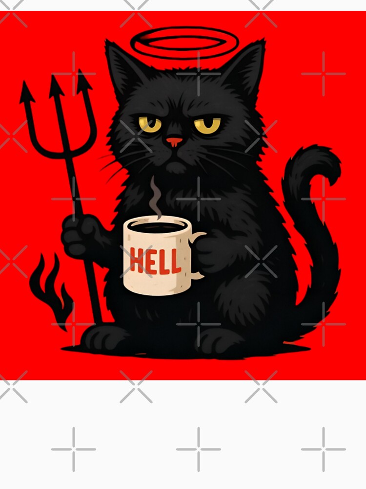 Evil Cat Coffee Club Artwork by Amr Siam