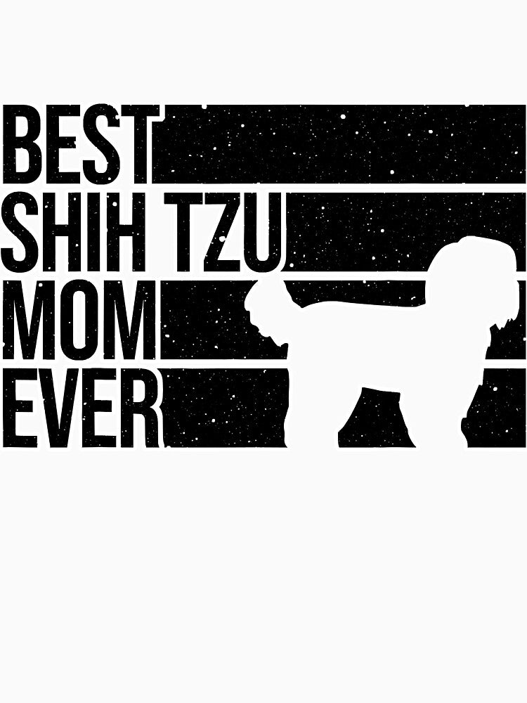 Shih Tzu Mom Girl Mothers Day Dog by deanba81741