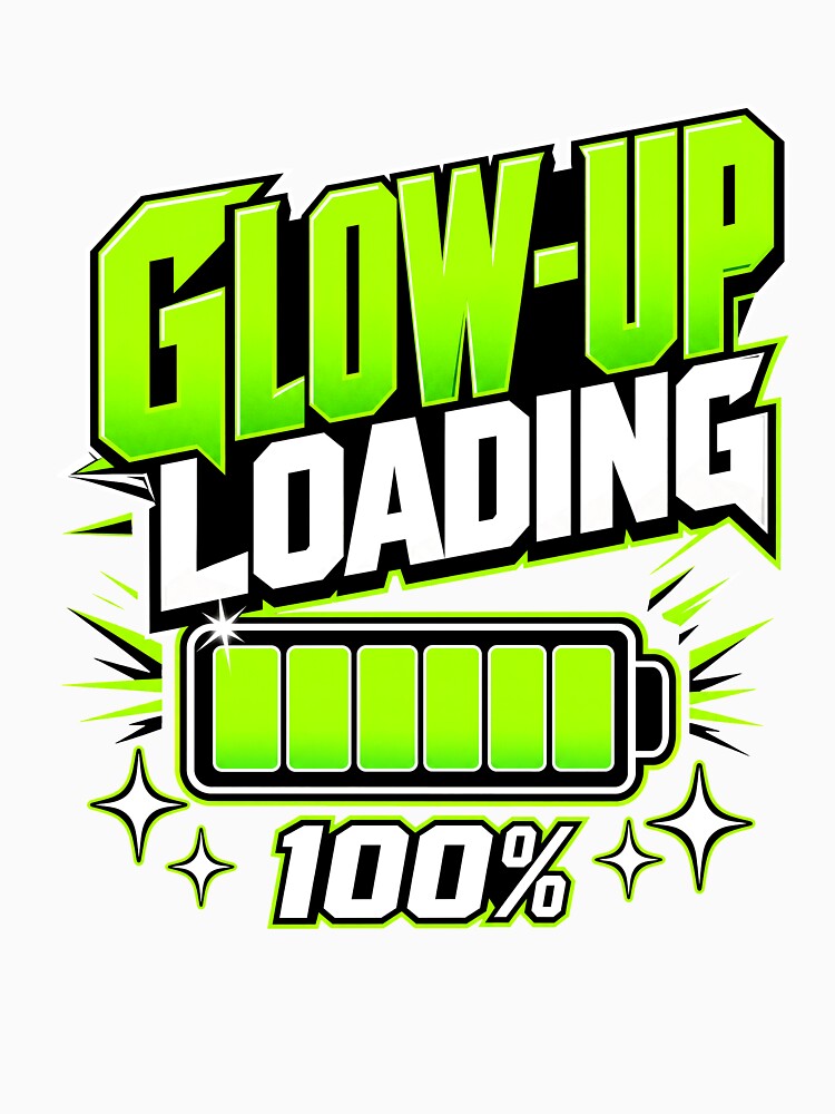 Glow-Up Loading Battery Meme by pirminio