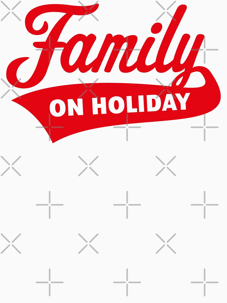 Family On Holiday (Family Vacation / Red) by MrFaulbaum