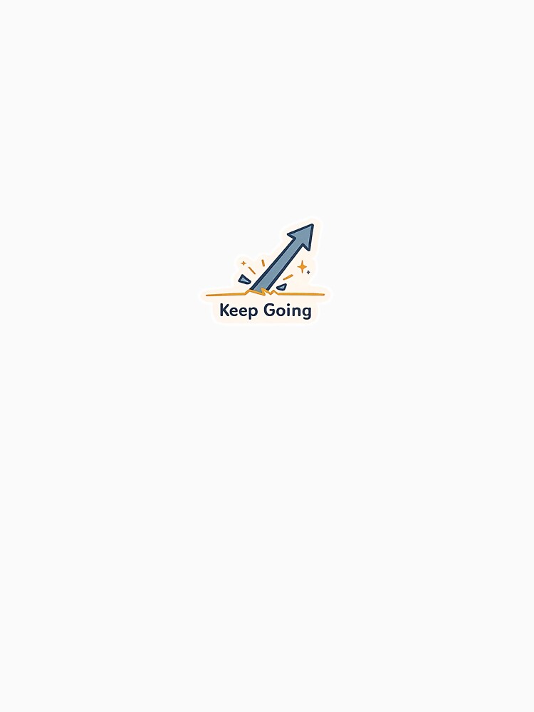 Keep Going Arrow Motivation by InkPixell