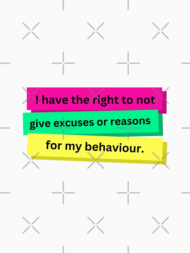 No excuses or reasons by Em-Arn