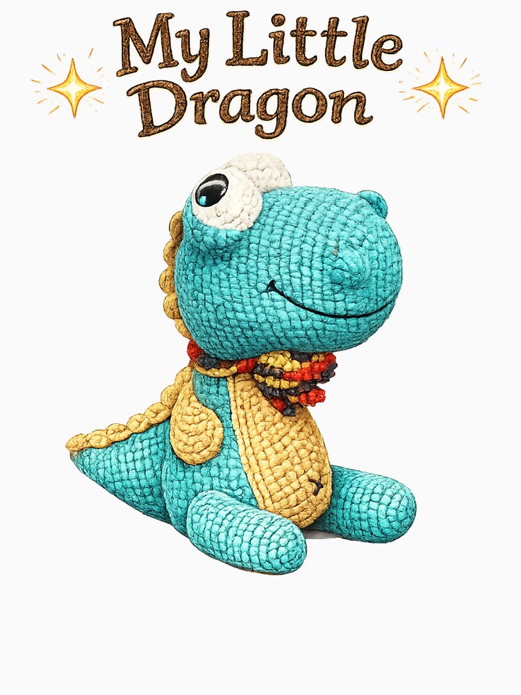My Little Dragon Cute Crochet Amigurumi Dragon by IrynaLineArt
