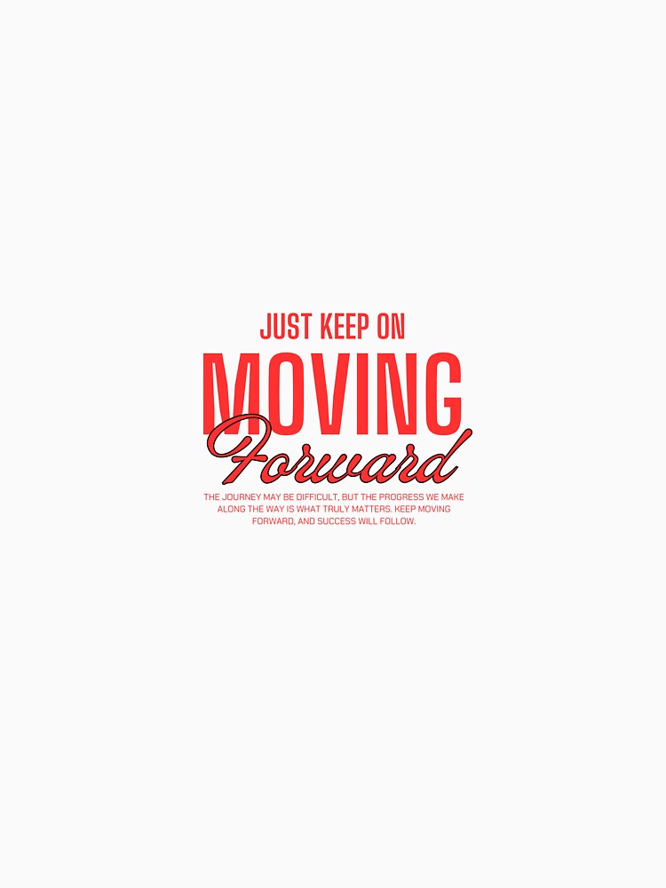 Grey Red Bold Motivation T-shirt by SVSocialH