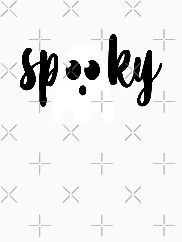 Spooky with Ghost - Halloween Design by ClaudiaGrosso