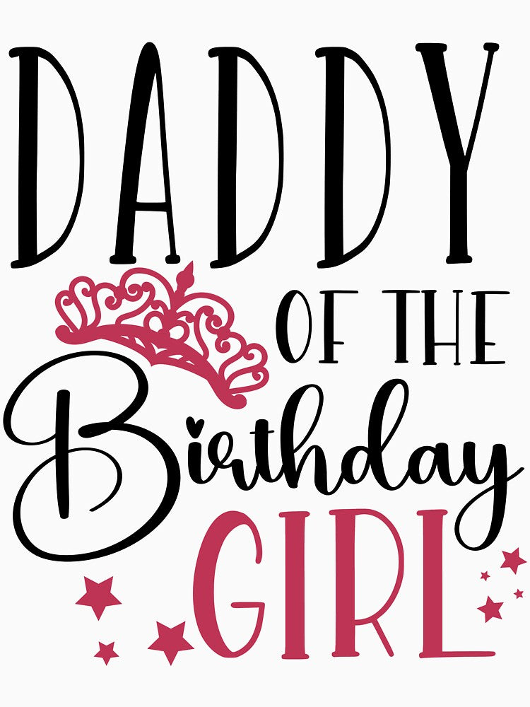Family Matching Birthday Squad Daddy of the Birthday Girl Birthday Squad Party Favors by mysticblvd