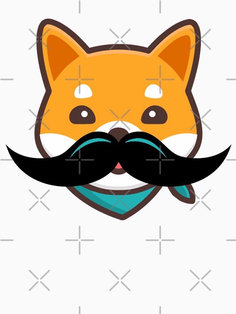 Stash Inu Head on White by LionBrew