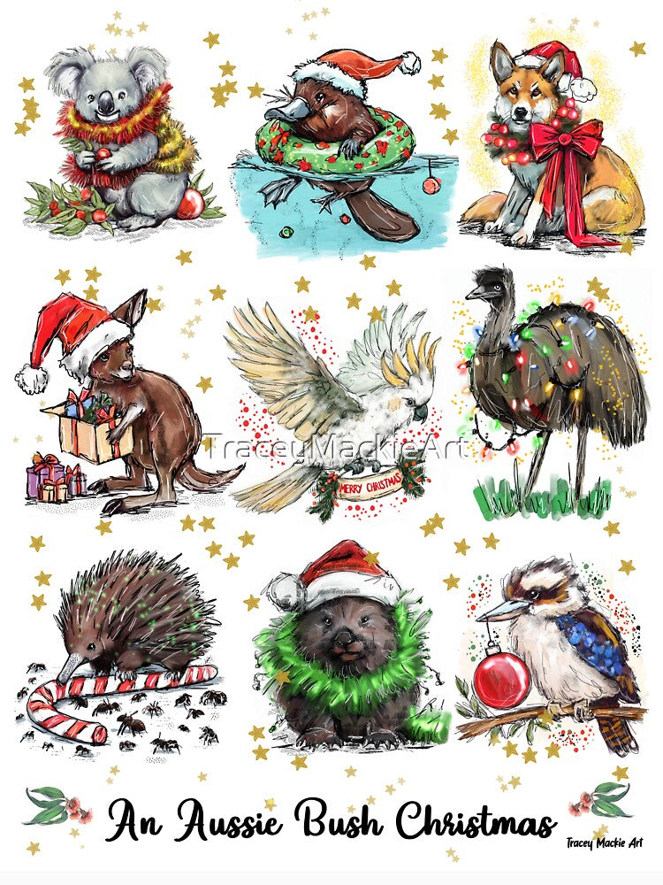 An Aussie Bush Christmas by TraceyMackieArt