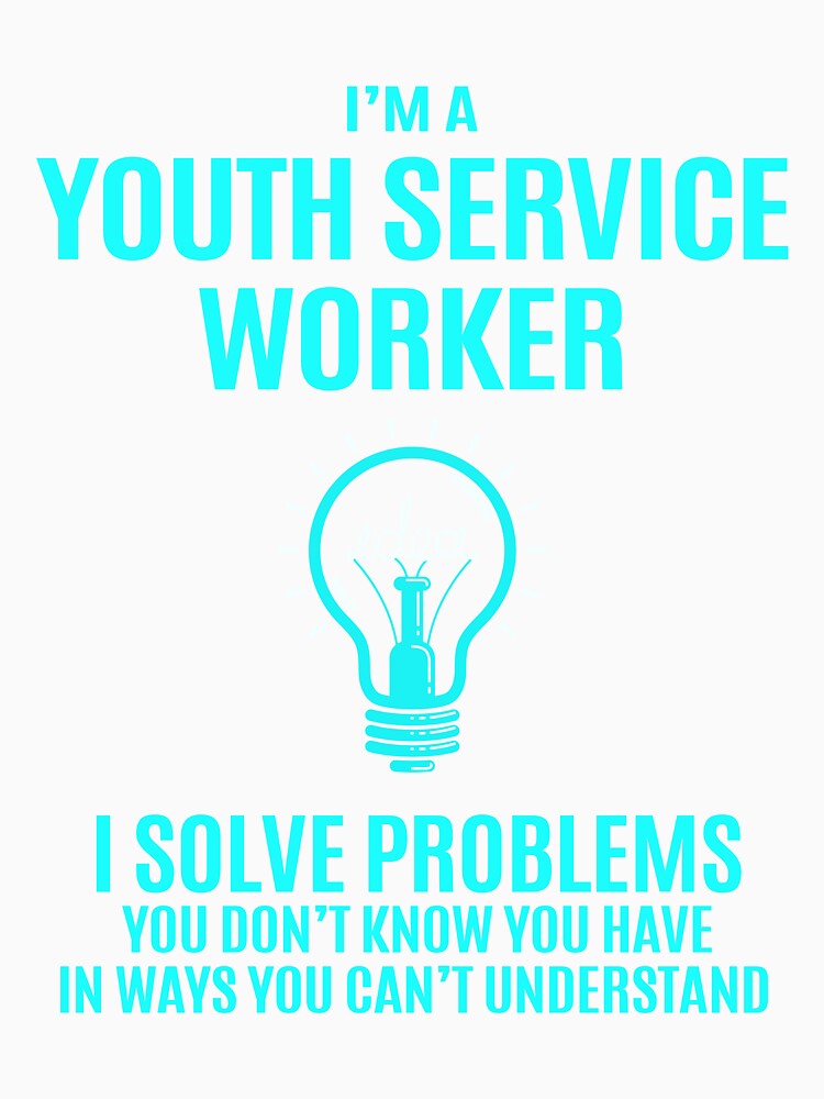 Youth Service Worker - I Solve Problems Job Gift by melissaval2