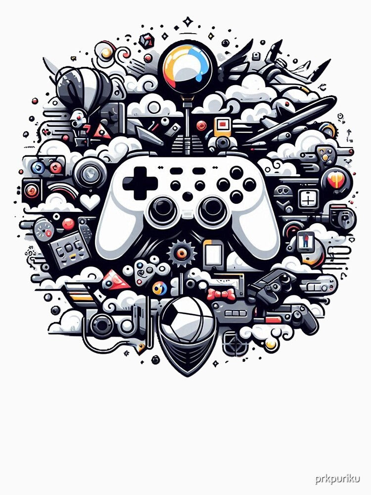 A Vibrant Gaming Journey Through Icons and Controls by prkpuriku
