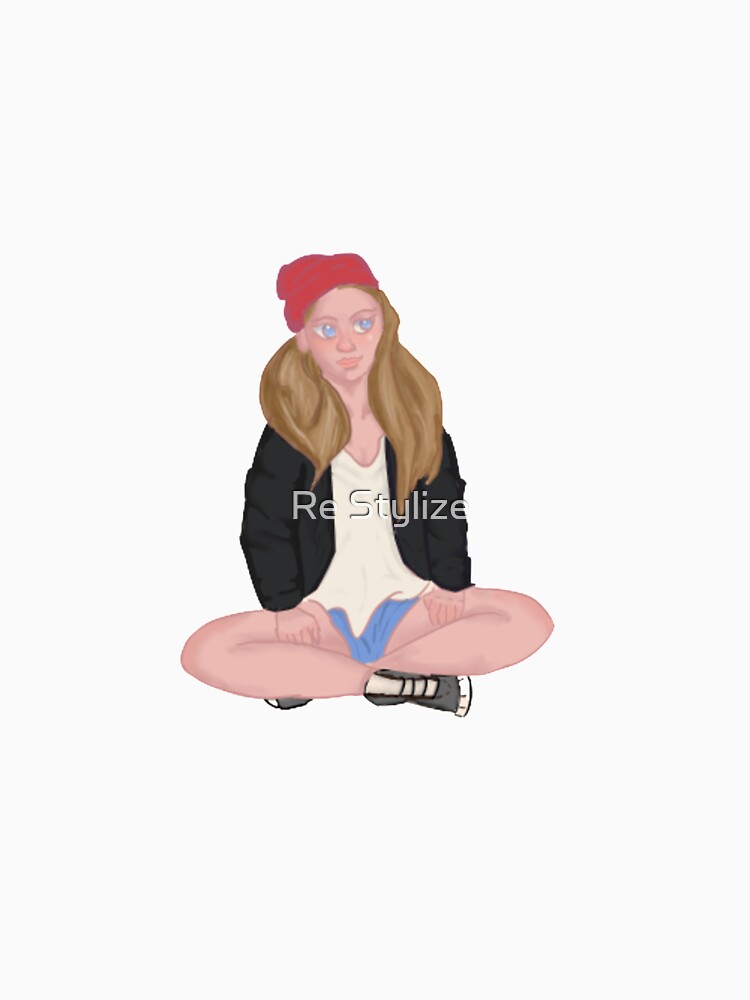 Trendy Beanie Girl by Noah Carrier